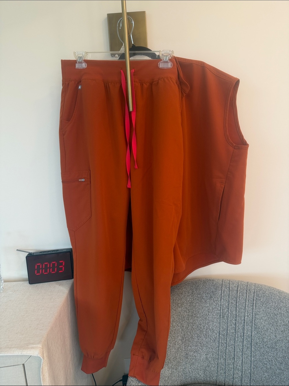 Figs Zamora Jogger Scrub Pants and Rafaela Oversized Scrub Top set